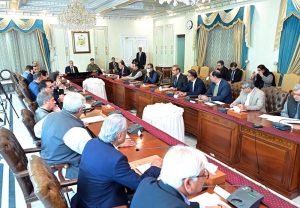 Prime Minister Muhammad Shehbaz Sharif chairs a meeting regarding petroleum products.