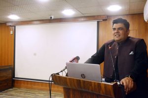 Dr Rana Shahzad Qaiser Director General - II Science and Information Technology Department Sindh Govt distributes certificates to students at the Graduation & certificate awarding ceremony organizes by E- Commerce influencers.