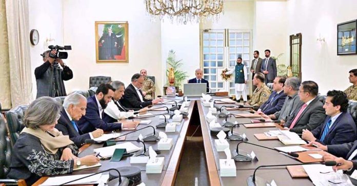 Prime Minister Muhammad Shehbaz Sharif chairs a high level meeting regarding the regional situation and Pakistan's security situation