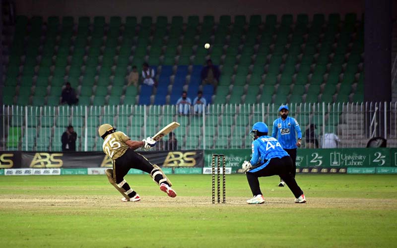 A view of the semi-final cricket match between Karachi Whites and Sialkot during the National T20 Cup 2026
