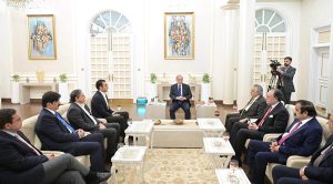 Chairman Pakistan People's Party Bilawal Bhutto Zardari calls on Prime Minister Muhammad Shehbaz Sharif.