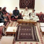Leader of PML-N Balochistan, Jahangir Khan, along with youth representatives, meets Deputy Chairman Senate Syed Ali Khan Nasir