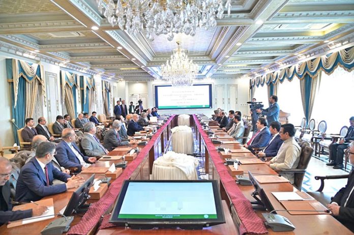 Prime Minister Muhammad Shehbaz Sharif chairs a meeting of Parliamentary Leaders and Representatives of Political Parties