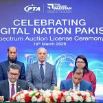Prime Minister Muhammad Shehbaz Sharif witnesses Spectrum Auction License Ceremony
