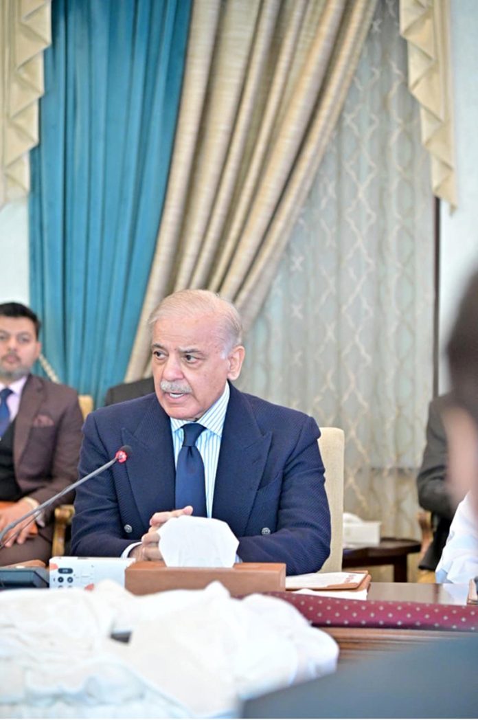 Prime Minister Muhammad Shehbaz Sharif chairs a meeting of Parliamentary Leaders and Representatives of Political Parties