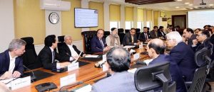 - Federal Minister for Finance and Revenue, Senator Muhammad Aurangzeb, chairing a meeting of the Committee to Monitor Petrol Prices to review petroleum stocks, global supply chain developments, and national energy preparedness at the Finance Division.
