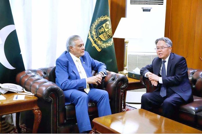 Ambassador of China, H.E. Jiang Zaidong called on Deputy Prime Minister and Foreign Minister Senator Mohammad Ishaq Dar at MoFA
