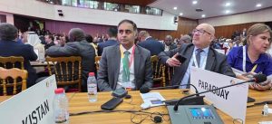 Minister of State for Railways & Finance, Bilal Azhar Kayani representing Pakistan at 14th Ministerial Conference of World Trade Organization.