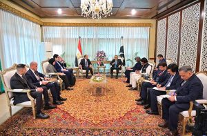 Deputy Prime Minister and Foreign Minister Senator Mohammad Ishaq Dar held a meeting with Egyptian Foreign Minister Dr. Badr Abdelatty at the Ministry of Foreign Affairs.