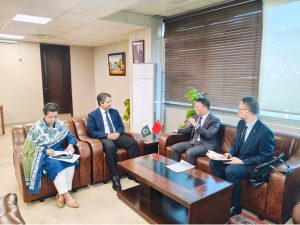 Coordinator to the Prime Minister on Commerce Rana Ihsaan Afzal Khan meets the Chinese Minister Counsellor to discuss enhancing Pakistan-China trade cooperation and export opportunities