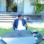Federal Minister for Communications Abdul Aleem Khan calls on by Speaker Punjab Assembly Malik Ahmed Khan along with State Minister Malik Rasheed Ahmed