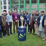 Pakistan Cricket Board (PCB) unveiled the trophy ahead of 11th edition of Pakistan Super League (PSL) at Imran Khan Cricket Stadium, which is set to begin on March 26