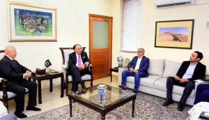 - Federal Minister for Finance and Revenue, Senator Muhammad Aurangzeb, holding a meeting with VEON Group CEO Mr. Kaan Terzioğlu and the Jazz leadership at the Finance Division.