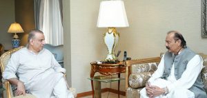 Chairman Kashmir Committee & MNA Rana Qasim Noon called on Federal Minister for Communications & President IPP Abdul Aleem Khan
