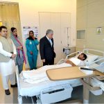 Ambassador of Pakistan to the UAE, Shafqat Ali Khan, visits Sheikh Shakhbout Hospital to meet injured Pakistani nationals receiving treatment