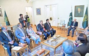A delegation of PPPP calls on Prime Minister Muhammad Shehbaz Sharif.