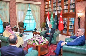 The Quadrilateral Consultations among the Foreign Ministers of Pakistan, Saudi Arabia, Türkiye, and Egypt.