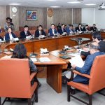 Federal Minister for Board of Investment, Qaiser Ahmed Sheikh chairs an important meeting with a high-level delegation of the Chinese company Aerospace Development Industry Investment Group Co.