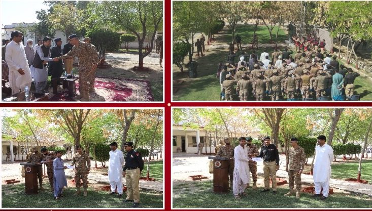 Security forces organize Pakistan Day celebrations across Balochistan districts