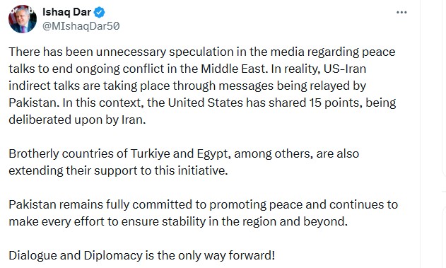 US Congressmen praise Pakistan's role in facilitating US-Iran peace talks