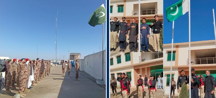 Security forces organize Pakistan Day celebrations across Balochistan districts