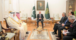 PM, Saudi FM discuss ways to achieve peace, stability in region