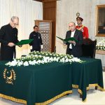 President administers oath to Naveed Kamran as Federal Ombudsman