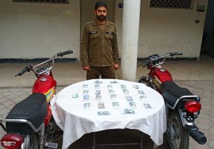 8 held as police bust robbery, motorcycle theft gangs in Rawalpindi