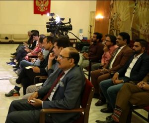 Russia Ambassador holds media briefing on current situation in Ukraine