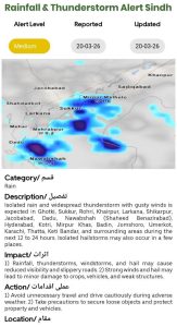 NDMA warns of rain, snowfall across regions in next 24 hours