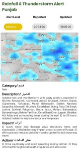NDMA warns of rain, snowfall across regions in next 24 hours