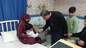 CDA chief visits hospital, Edhi Home and security checkpoints on Eid