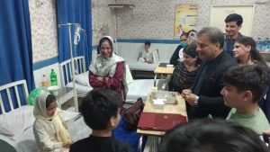 CDA chief visits hospital, Edhi Home and security checkpoints on Eid