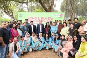 Zong advances sustainability agenda with tree plantation drive