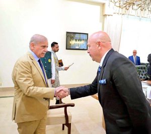 Group CEO of multinational telecommunication and digital services company VEON Kaan Terzioglu called on Prime Minister Muhammad Shehbaz Sharif