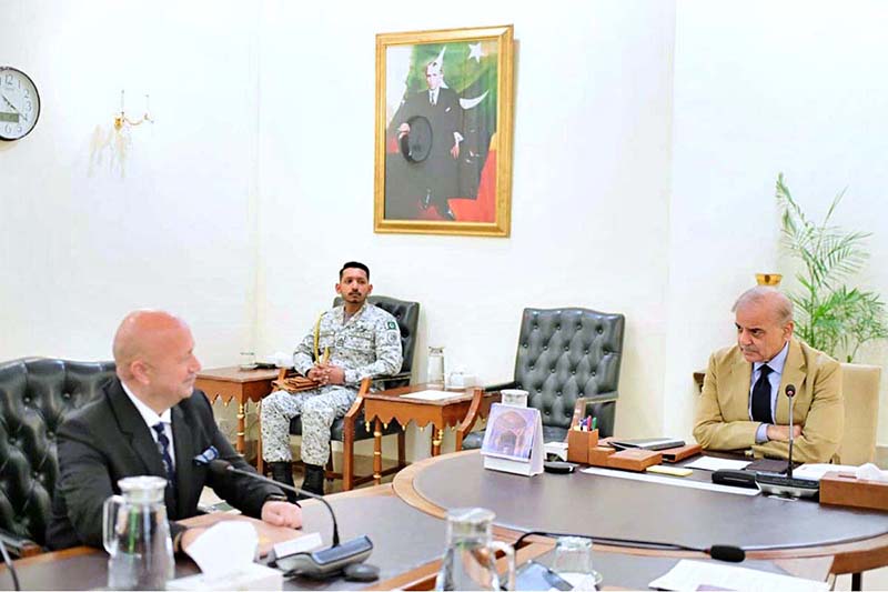 Group CEO of multinational telecommunication and digital services company VEON Kaan Terzioglu called on Prime Minister Muhammad Shehbaz Sharif