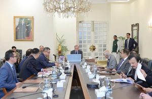 A delegation of service Long March Tyres Private Limited calls on Prime Minister Muhammad Shehbaz Sharif.