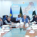 Federal Minister for Communications Abdul Aleem Khan chairing an important meeting regarding National Highway Authority, at Ministry of Communications