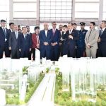 President Asif Ali Zardari being given a detailed overview of the plant layout and manufacturing processes at SANY Heavy Industry Co., Ltd