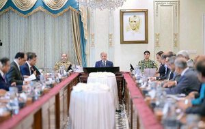 Prime Minister Muhammad Shehbaz Sharif chairs a progress review meeting on performance of National Tariff Commission.