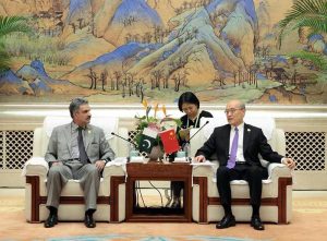 Hon'ble Chief Justice of Pakistan Mr. Justice Yahya Afridi In a meeting with Chinese counterpart during Shanghai Cooperation Organization (SCO)