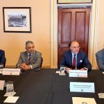 Federal Minister for Finance and Revenue, Senator Muhammad Aurangzeb, held a productive meeting with Mr. Francis Brooke, Deputy Secretary at the United States Department of the Treasury, on the sidelines of the World Bank-IMF Spring Meetings