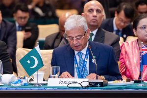 : April 24 - Federal Minister Rana Tanveer Hussain addresses the 38th FAO Regional Conference, reaffirming Pakistan's commitment to sustainable agrifood systems and food security. APP/ABB