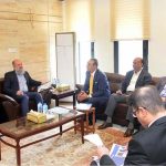 President of RCCI Usman Shaukat briefing Federal Minister for Commerce Jam Kamal Khan on outcomes of RCCI's recent U.S. visit and emerging trade and investment opportunities