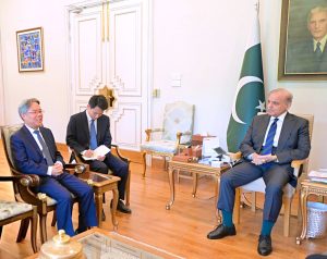 - Ambassador of China to Pakistan, Jiang Zaidong calls on Prime Minister Muhammad Shehbaz Sharif.
