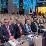 Parliamentary delegation comprises Azam Nazeer Tarar, Minister for Law and Justice; Senator Amir Waliuddin Chishti; and Sharmila Faruqui participating in a sidelines meeting of the 152nd Inter-Parliamentary Union Assembly