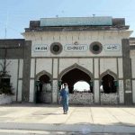 The main entrance of Railway Station Chiniot remains closed for the public due to the dilapidated condition of the building, requiring the attention of the concerned authorities