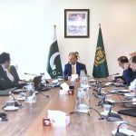 Federal Minister for Climate Change and Environmental Coordination, Dr. Musadik Malik, held a meeting with Ms. Laura Jalosjoki, Country Representative for Nepal and Pakistan of the GGGI
