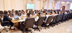 Chairman and representatives of the Local Government Union Council meet with Balochistan Chief Minister Mir Sarfraz Bugti.