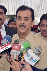 Chairman Senate Syed Yousaf Raza Gilani offers condolences on the demise of former Punjab Governor Sardar Zulfiqar Ali Khosa, expressing deep grief and sympathies with the bereaved family. Sons of the deceased, Saifuddin Khosa, Sardar Hussamuddin Khosa, and Sardar Dost Muhammad Khan Khosa, were also present at Khosa House during the visit